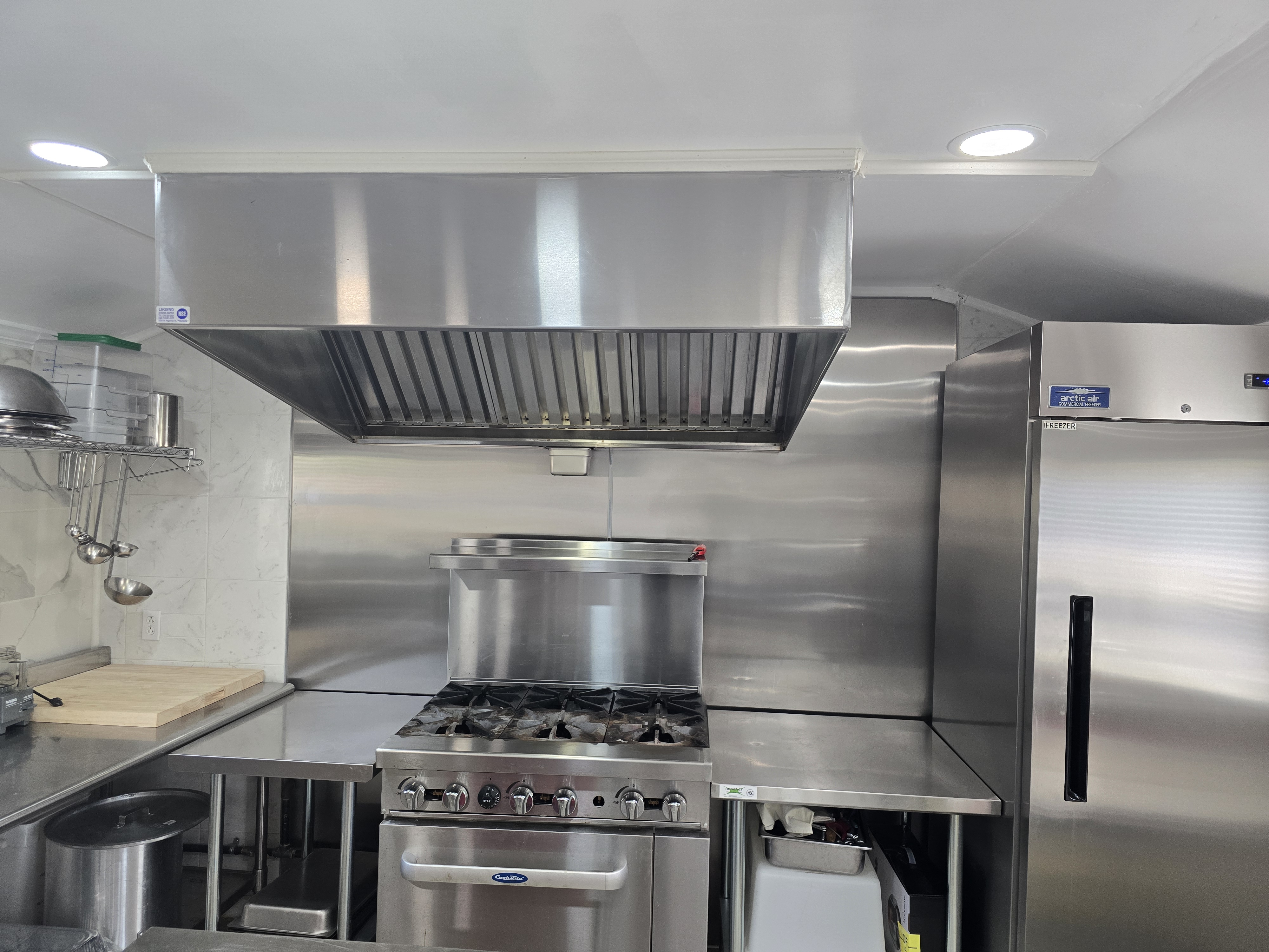 Chef Jamie's professional kitchen